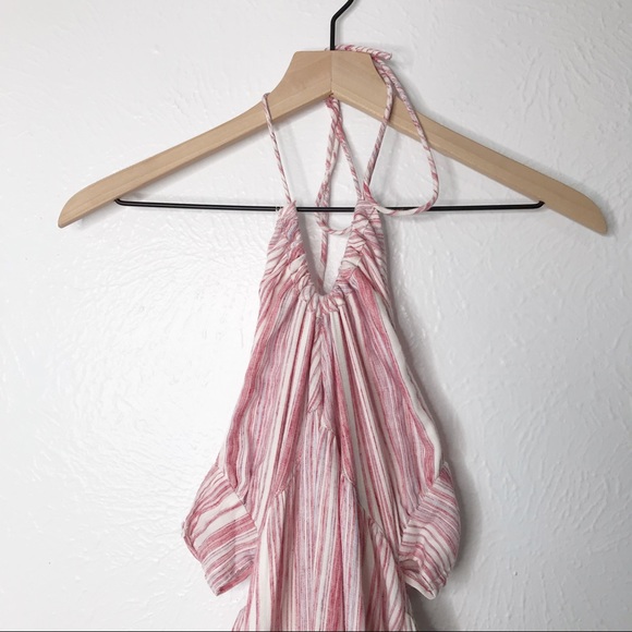 NWT Free People | Audrey Striped Halter Maxi Dress - Picture 4 of 8